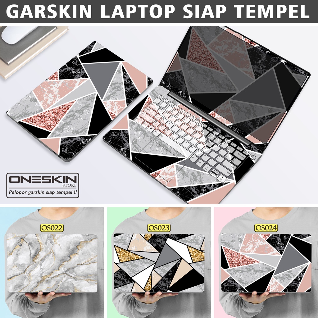 Garskin Sticker Laptop Protector Macbook Full Body Bottom Bezel Palmrest Skin Marble Metallic