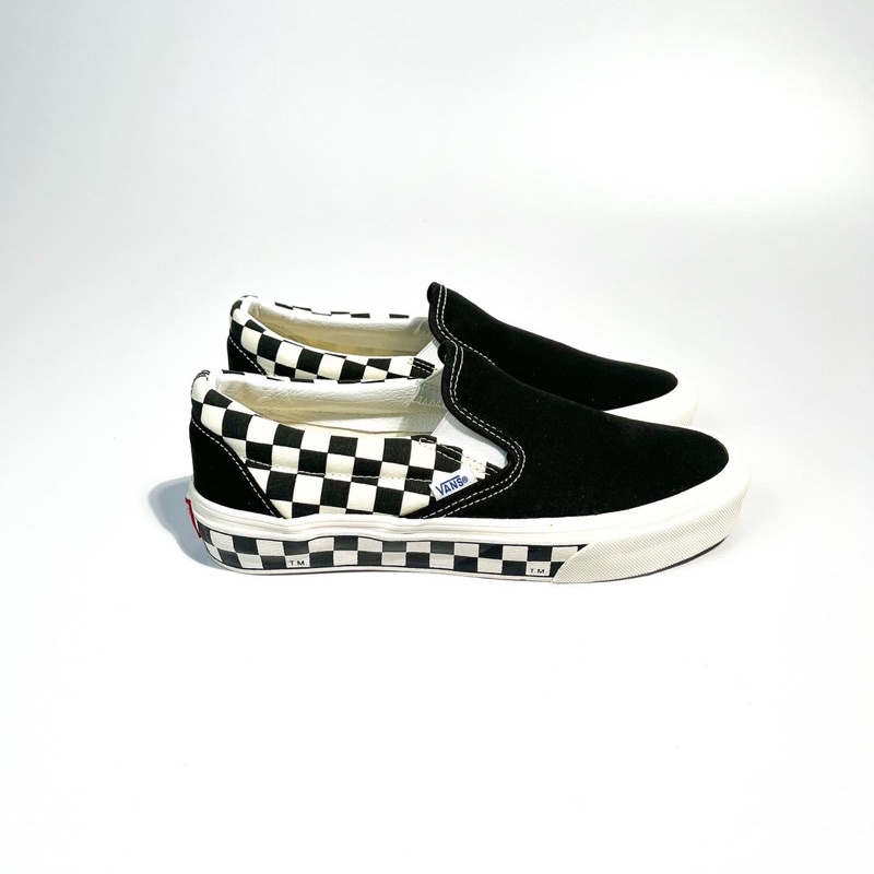 Vans Slip On Checkerboard SIDEWALL Classic (ORIGINAL100%)