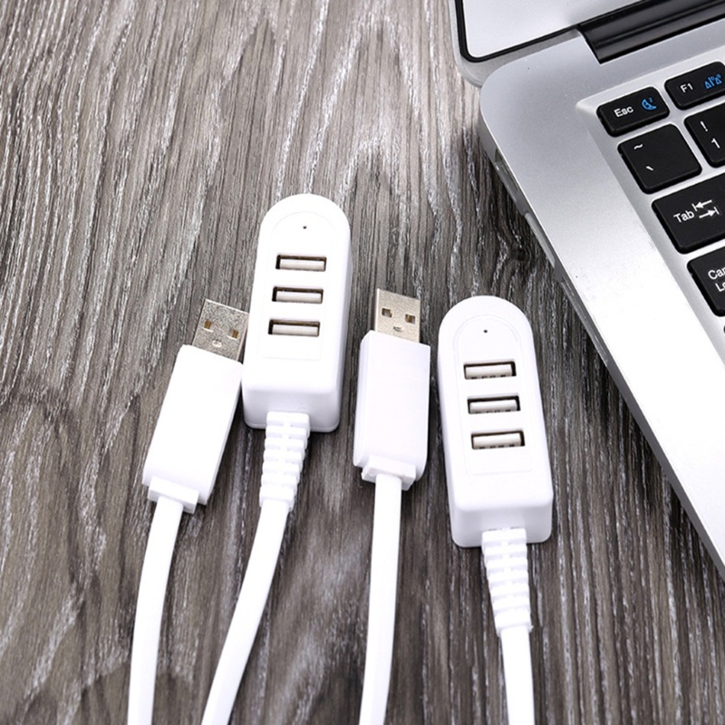 Zzz 3port USB Hub Perpanjang Kabel Splitter Kawat Data Transfer Charging USB Adapter