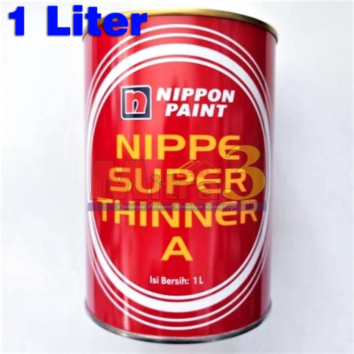 Jual ] Thinner NIPPON PAINT Nippe Super A 1L / Tiner Tener Minyak Cat 1 ...