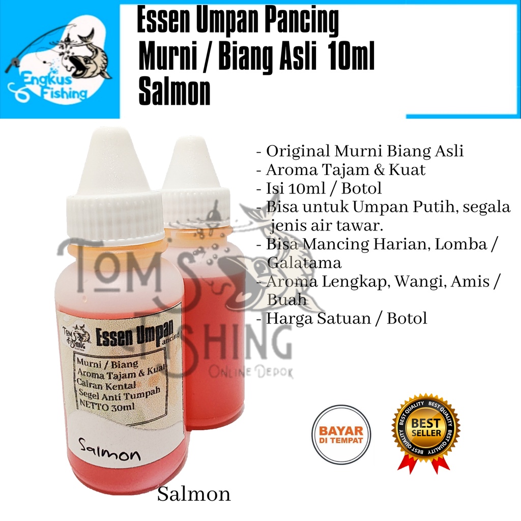 Essen Umpan Pancing Murni Biang Asli 10ml (Amis/ Wangi) Murah - Engkus Fishing