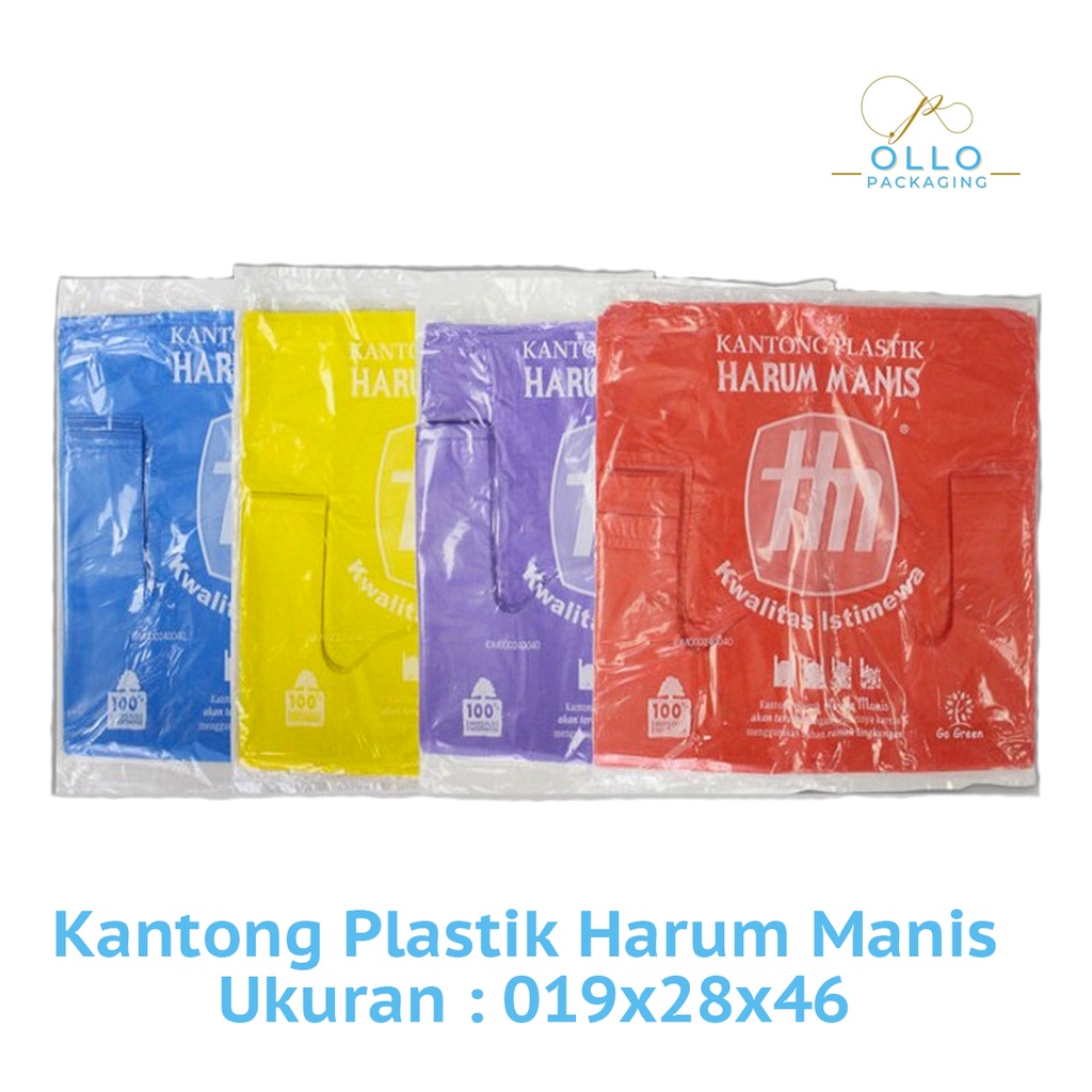 Kantong Plastik Ozo Warna  Ukuran 28 Kantong Kresek Plastik HDPE