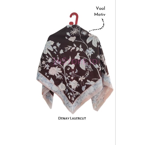 HIJAB DENAY SEGI EMPAT//DENAY//SEGI EMPAT LASERCUT PREMIUM//HIJAB SENAY SEGIEMPAT LASERCUT