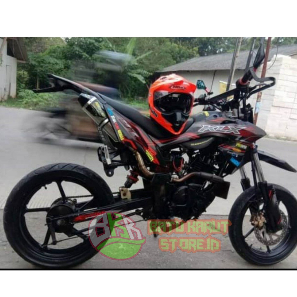 DECAL STIKER KLX FULL BODY VARIASI MERAH-HITAM-KUNING-BIRU.GRATIS TAMBAH NAMA,GANTI NOMOR DAN WARNA