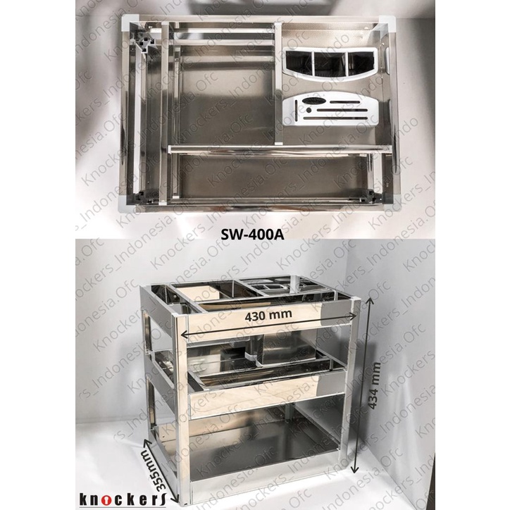 DRAWER BASKET SS 400A- SW- 400A KNOCKERS