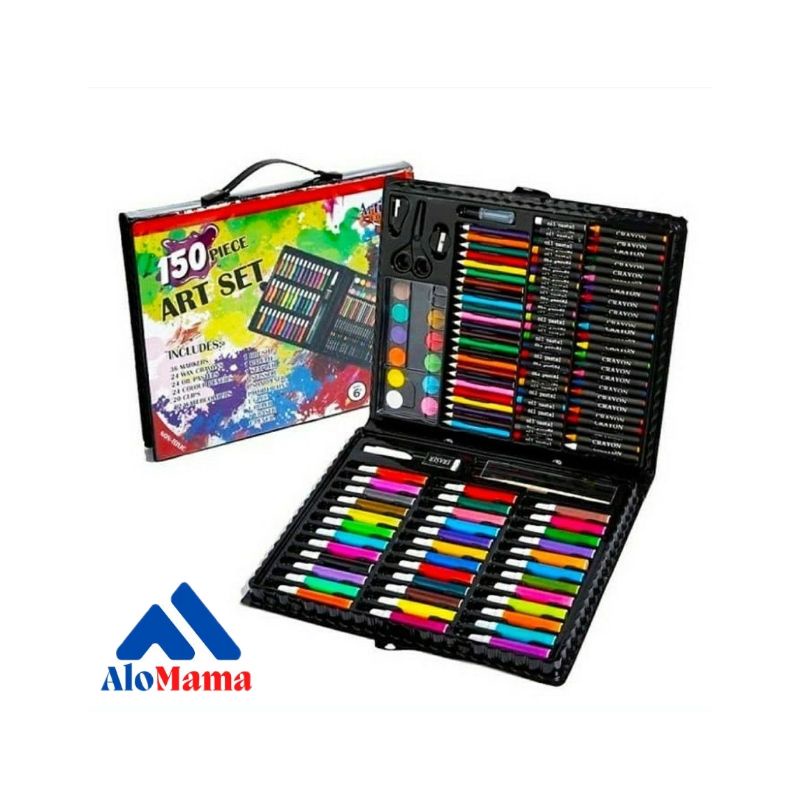 

Alomama - Art set 150 / Perlengkapan Seni melukis & Menggambar / Pensil warna