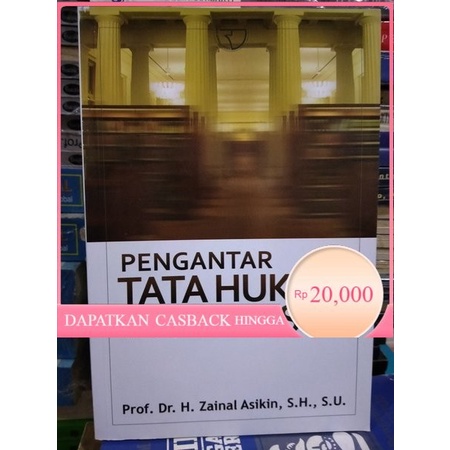 Jual BUKU PENGANTAR TATA HUKUM INDONESIA PROF DR H ZAINAL ASIKIN ...