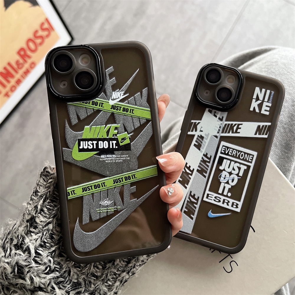 IPHONE  Silikon Bening Case Olahraga AJ 11sepatu Sneakers Sepatu Bumper Untuk Iphone14 13 11 12 Pro Max Mini XR X XS Plus Plating Mewah Lembut Shockproof Cover