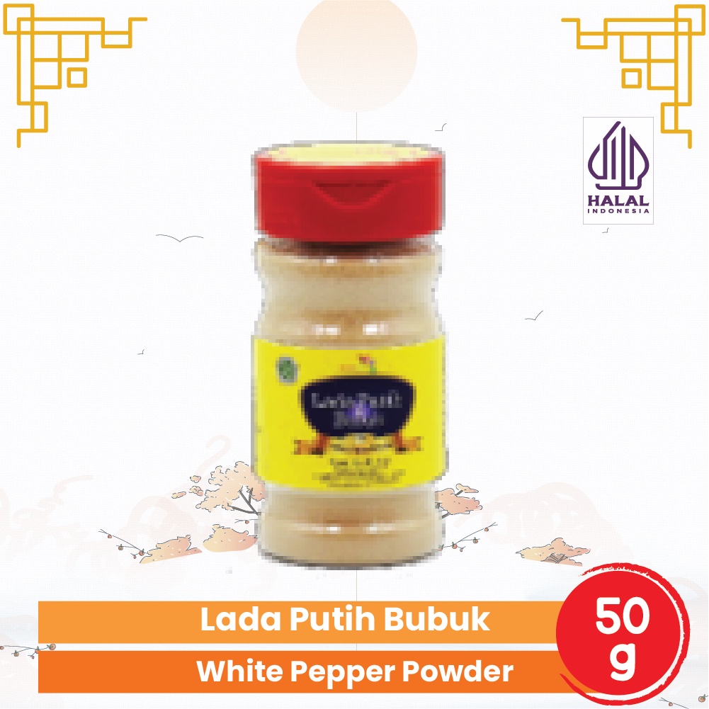 

KC. Lada Putih Bubuk Botol / White Pepper Powder Bottle 50g