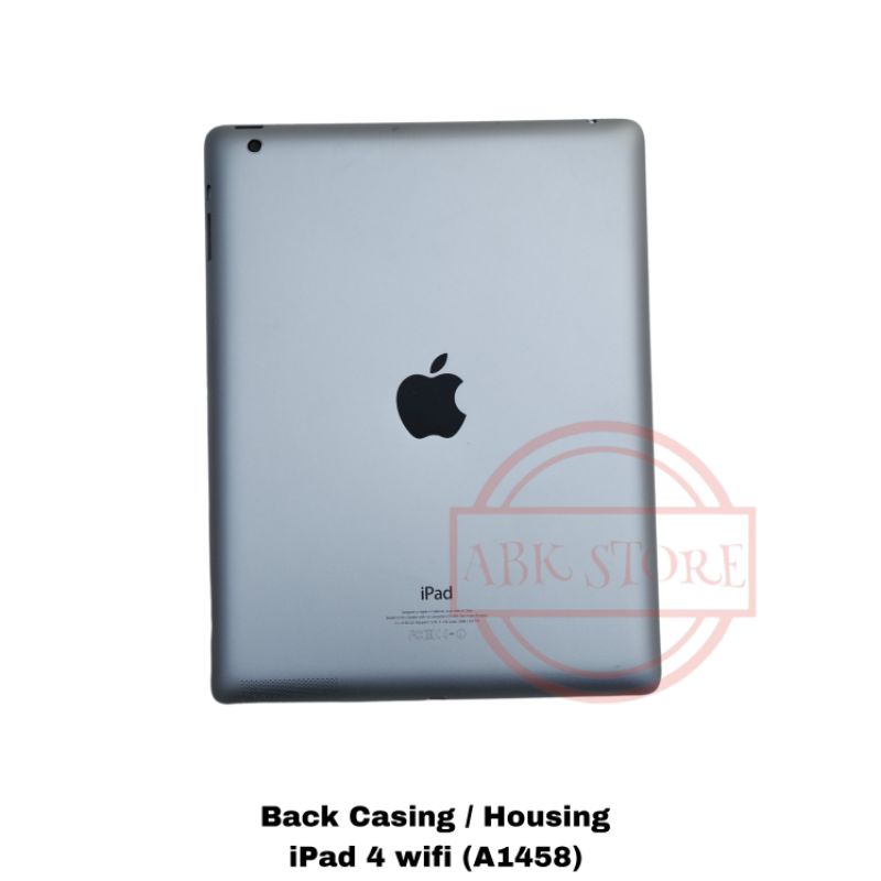 BACK CASING KESING HOUSING BACKDOOR IPAD 4 WIFI CELLULAR A1460 / A1458 COVER BATERAI