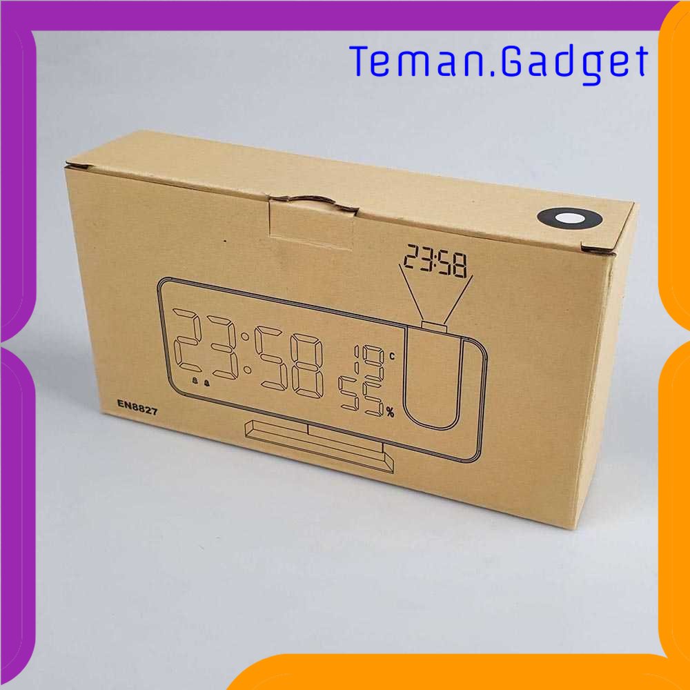 TG-PJM Ruyun Jam Alarm Digital Proyektor Temperature Humidity FM Radio - EN8827