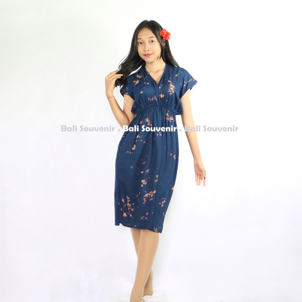 DRESS WANITA TIE DYE | DRESS MANOHARA PANJANG BALI | DASTER BALI