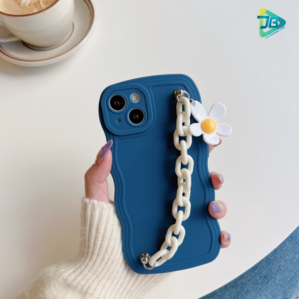 SOFTCASE WAVY WAVE GELOMBANG WARNA RANTAI FOR OPPO A3S A1K A5S A7 A11K A12 A15  A16 A55 5G A17 A17K A31 A8 A52 A92 A53 A33 A9 A5 2020 A37 NEO 9 A39 A57 LAMA A57 2022 A77S JB6585