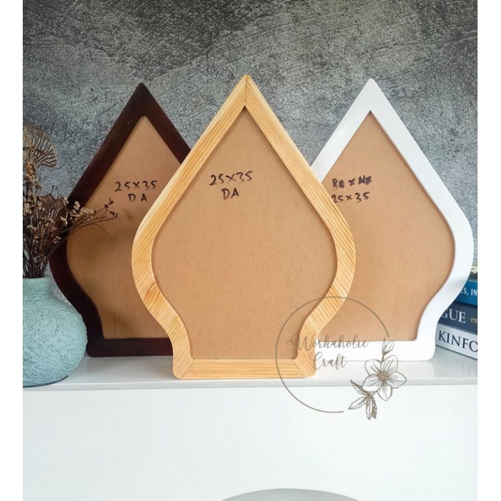 (READY STOK AKRILIK ) Wayang Gunungan Pigura Gunungan Frame Wayang Gunungan Jati belanda Akrilik