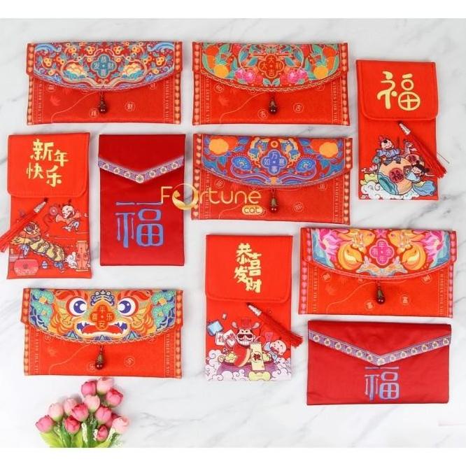 

READY! ANGPAO IMLEK KAIN 2023 CHINESE NEW YEAR HONG BAO RED ENVELOPE RG64654T