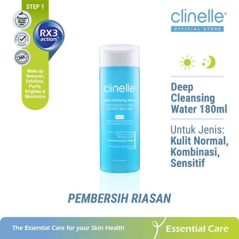 CLINELLE Deep Cleansing Water 180ml