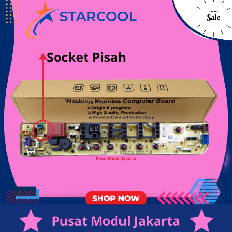 SANKEN AW-S907 modul pcb mesin cuci Top Loading