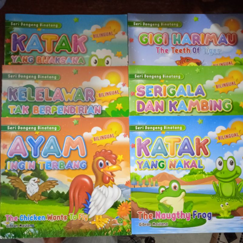 Seri Dongeng Binatang / Buku Cerita Anak / Buku Dongeng Anak / Fabel / Cerita Binatang