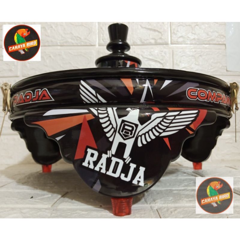 TEBOK PVC KANDANG KAPSUL LOVEBIRD MOTIF RADJA COMPANY