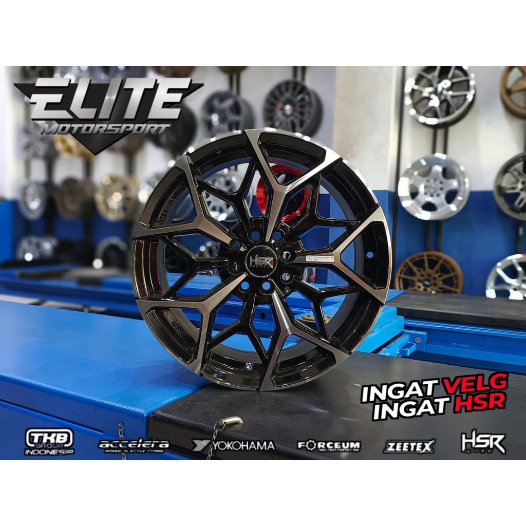 Velg HSR Original MYTH01 Ring 17 Lubang 4 Velg Mobil Avanza Yaris Kijang