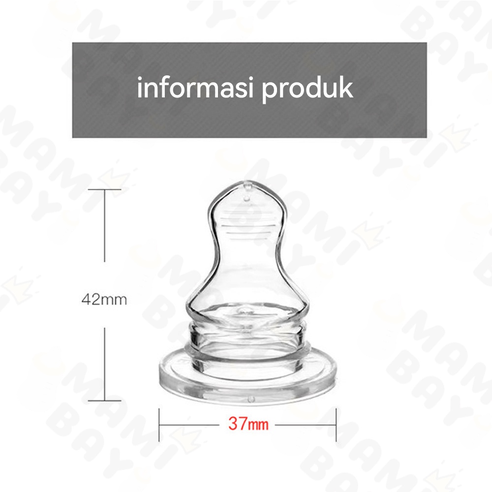 Mamibayi Huki Nipple Dot Silicone Reguler 3.7 cm/Dot Silikon Bayi Huki BPA Free