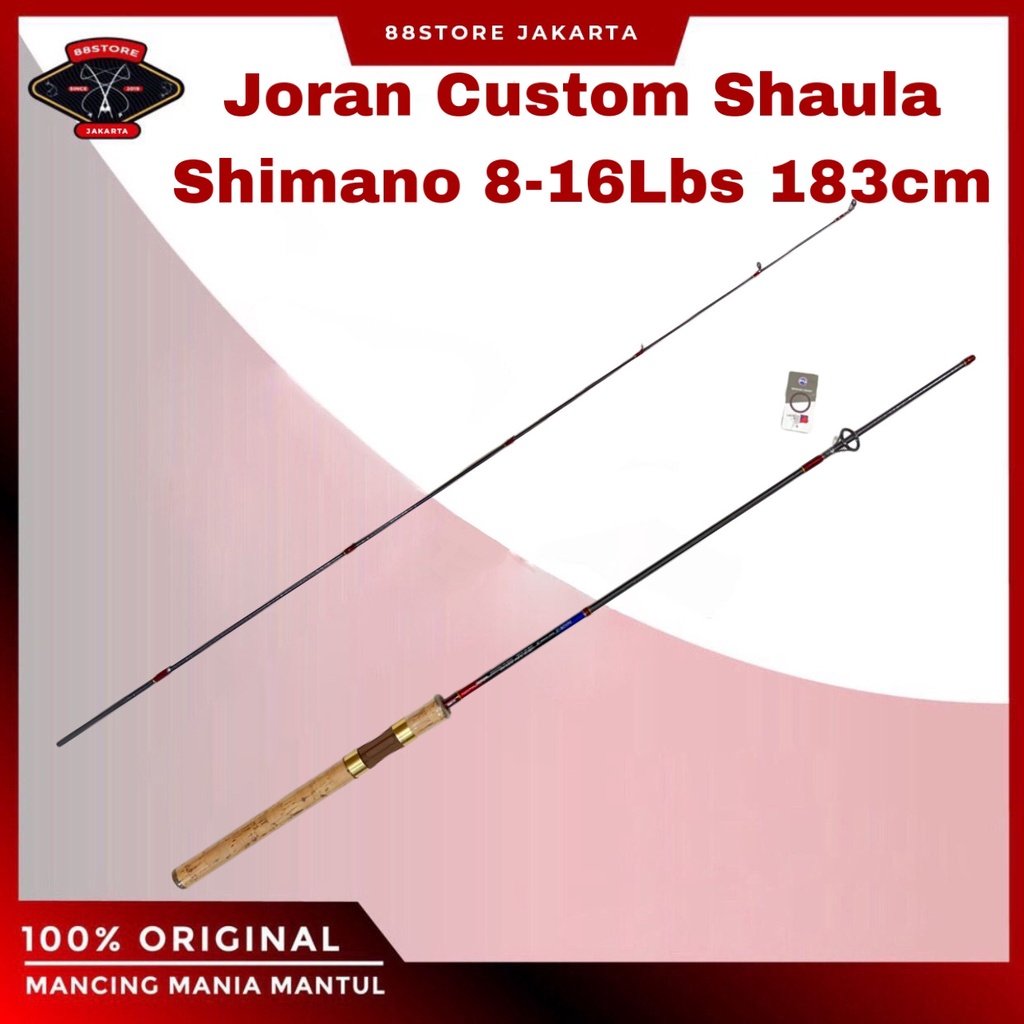 88storejakarta joran custom shimano scorpion shaula 8-16lbs 183cm