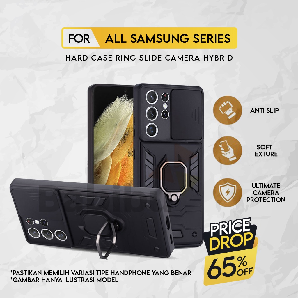 Hardcase Samsung A52 A52s Ring Slide Camera Hybrid