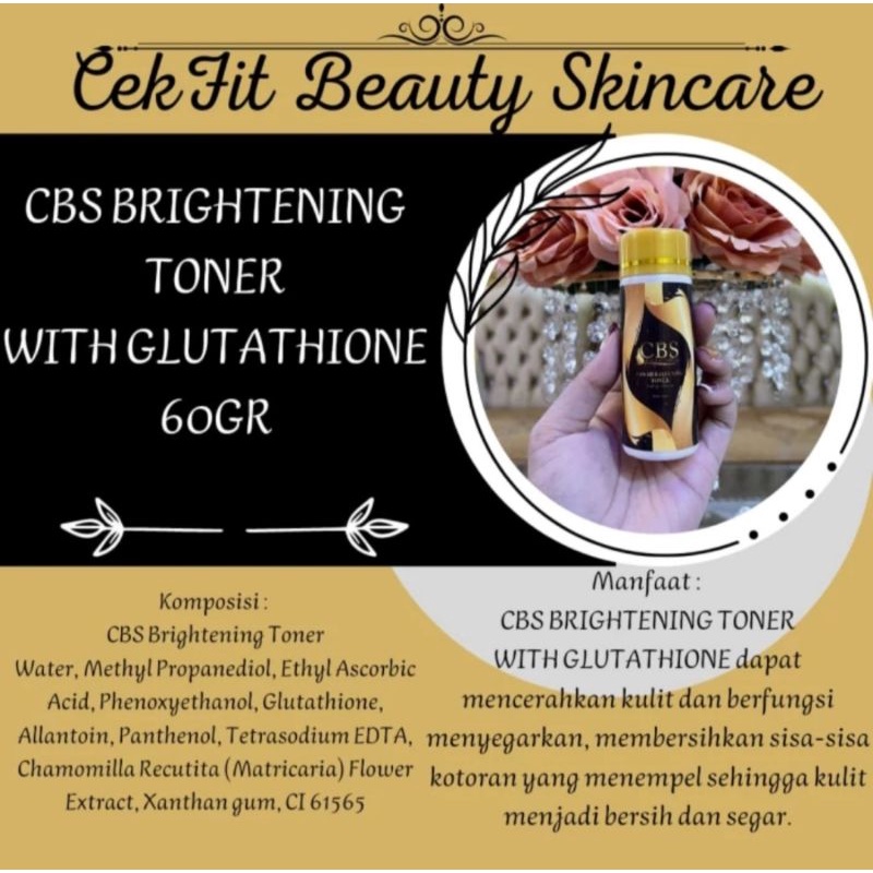 BPOM PAKET CBS CEKFIT BEAUTY SKINCARE JERAWAT DAN FLEK SABUN TONER CREAM