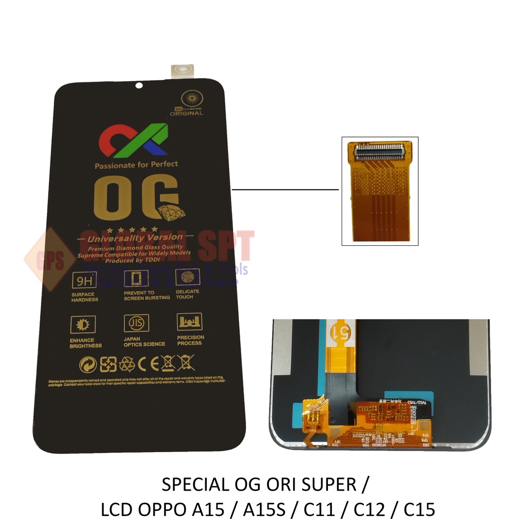 SPECIAL OG ORI SUPER / LCD TOUCHSCREEN OPPO A15 / A15S / C11 2020 / C12 / C15