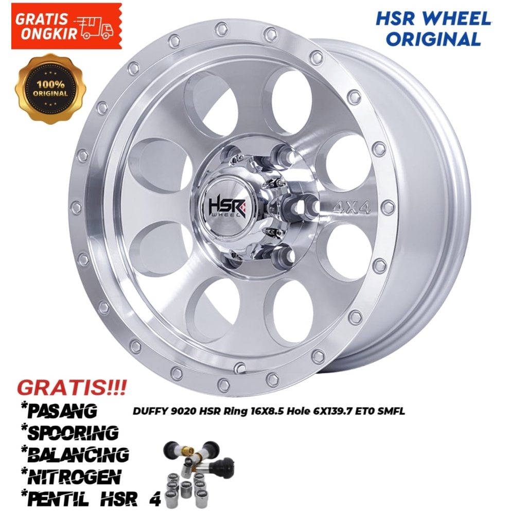 Velg mobil  Terrano, Land Cruiser,fortuner,starada,pajero HSR DUFFY Ring16