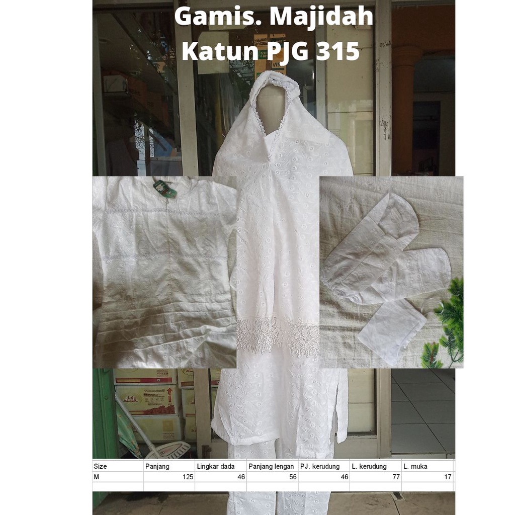 Gamis Majidah Katun PJG 315