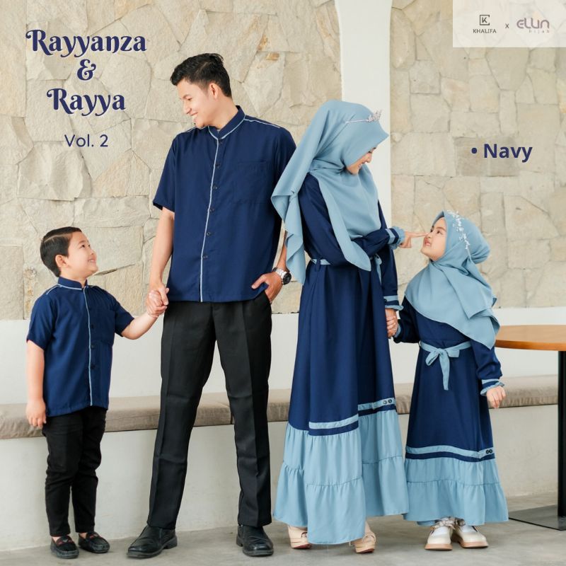 SARIMBIT KELUARGA RAYYANZA & RAYYA FAMSET by ELLIN HIJAB