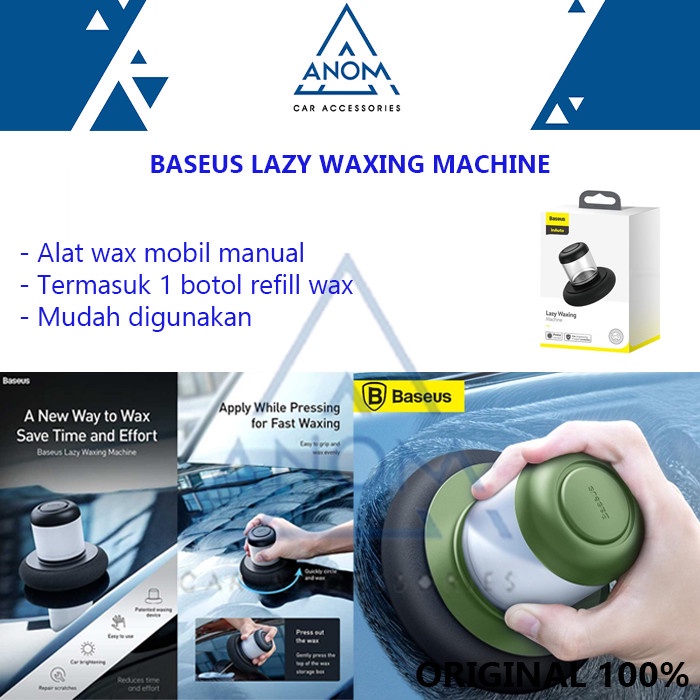 Pol Alat Mesin Poles Body Mobil Baseus Car Wax Lazy Waxing Machine