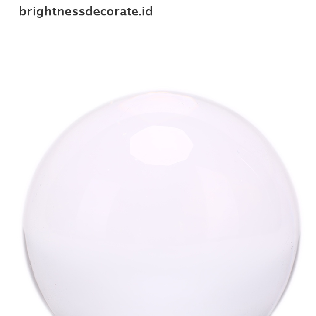 [Birth] 40/50mm Bola Kristal Kaca Bening Healing Sphere Props Fotografi Dekorasi Hadiah [ID]