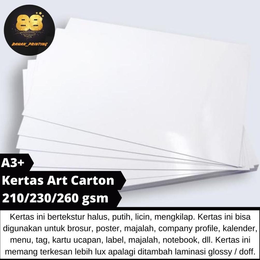 

9.9 FLASH SALE Kertas Art Carton A3+ Premium