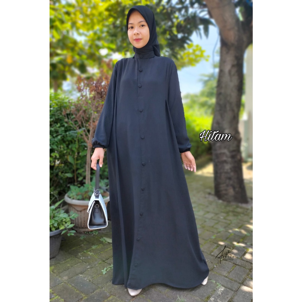 Gamis Dress Valine Crinkle Airflow Premium Terbaru dan Termurah By ARSYIDA