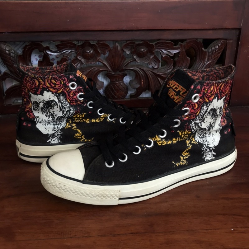 Sepatu Converse Original Music Edition GRATEFUL DEAD ‘Skull & Rose’ HEMP