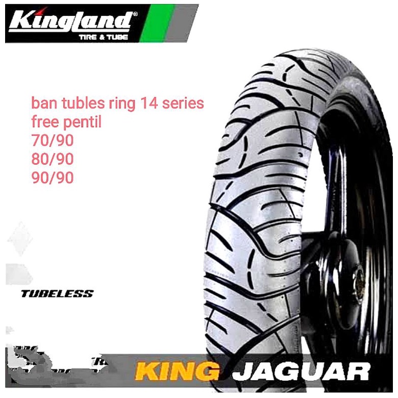 paket ban tubles matic kingland jaguar 70/90 + 80/90 ring 14 free pentil all matic
