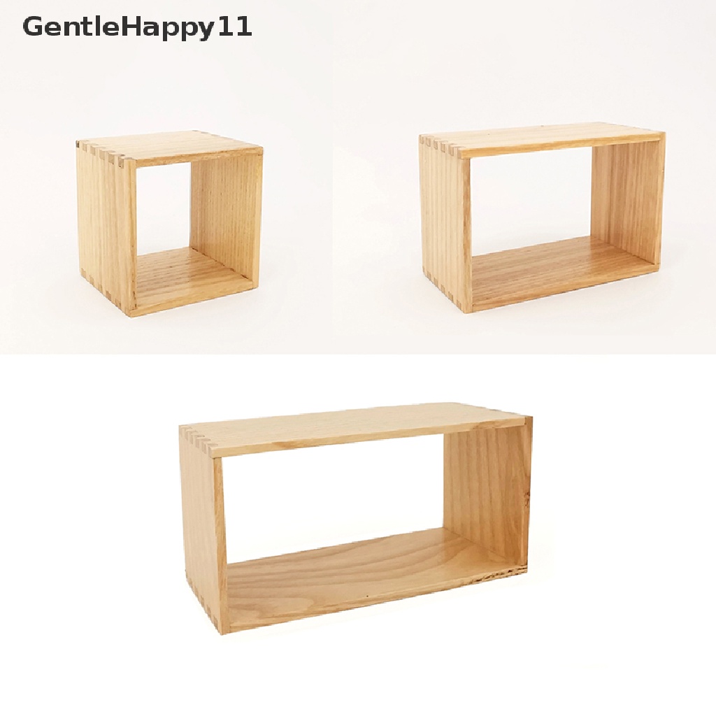 Gentlehappy 1Pc 1: 12rumah Boneka Miniatur Lemari Showcase Rak Penyimpanan Lemari Display Furniture Model Decor Mainan id