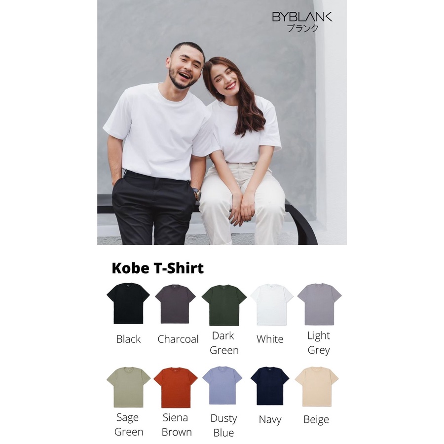 Kaos Polos Pria Katun Cotton Combed Premium 30s Lengan Pendek - Blank Apparel - Kobe Tshirt