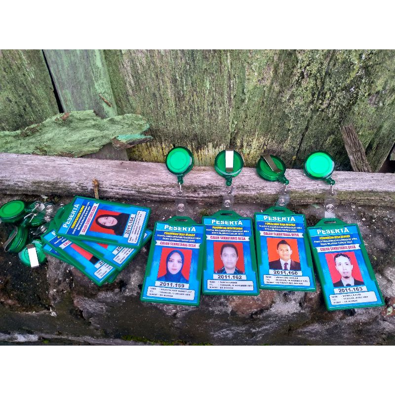 

ID CARD GANTUNGAN BULAT (GRATIS DISAIN) MIN 10 PCS