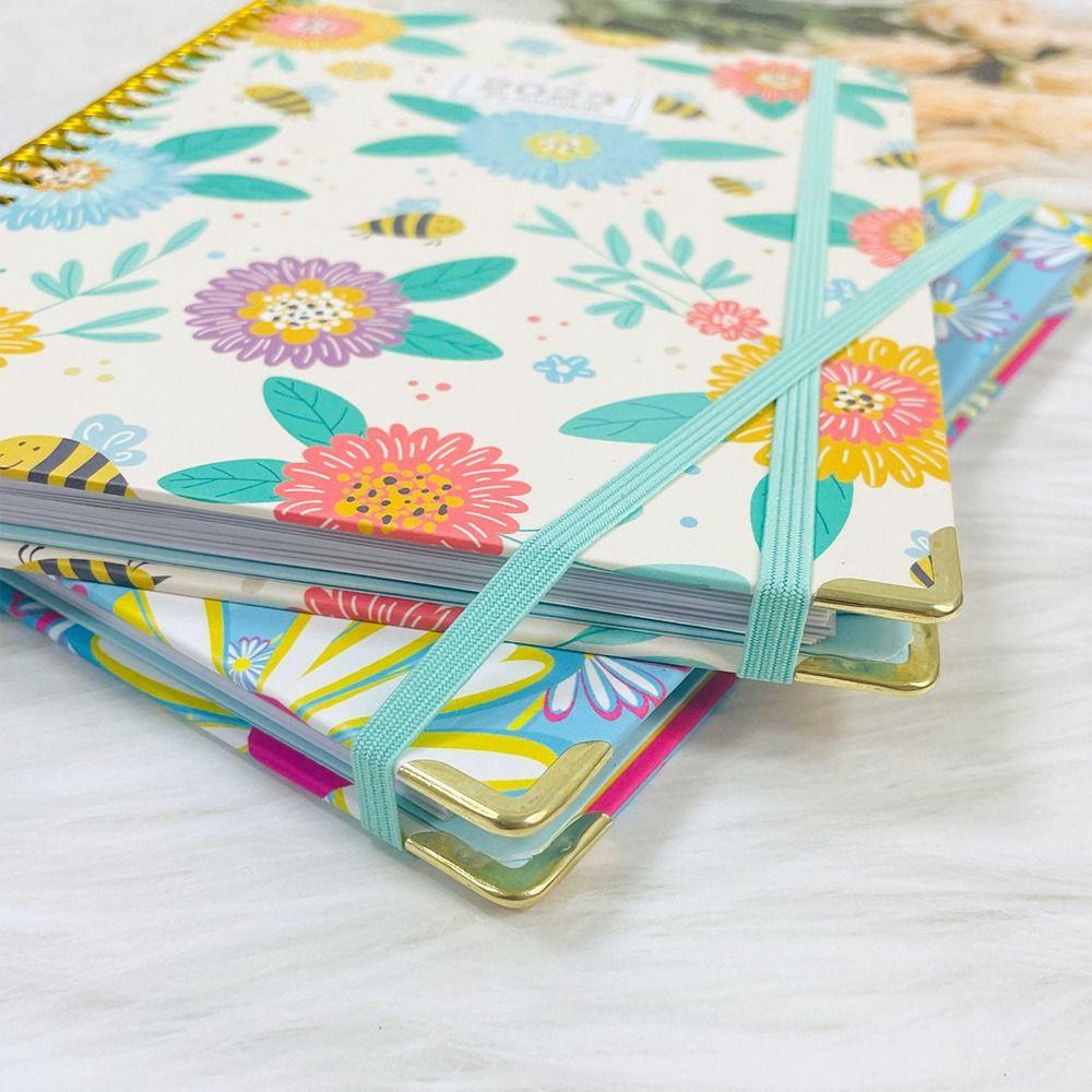 Nanas2023 Notebook Perlengkapan Kantor Stationery Ring Binder Daun Longgar Jurnal Notepad