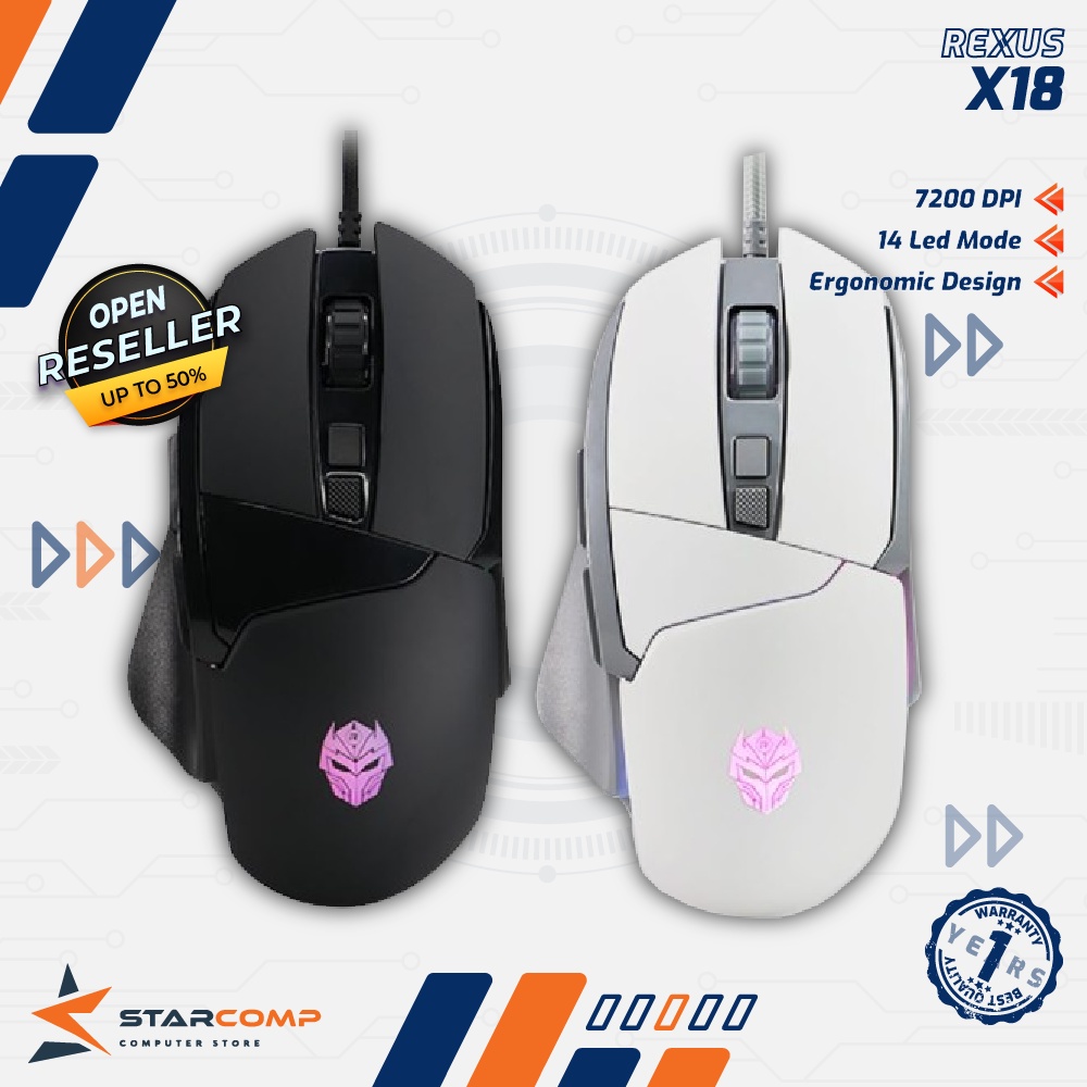 Rexus Xierra X18 RIFLE Mouse Gaming