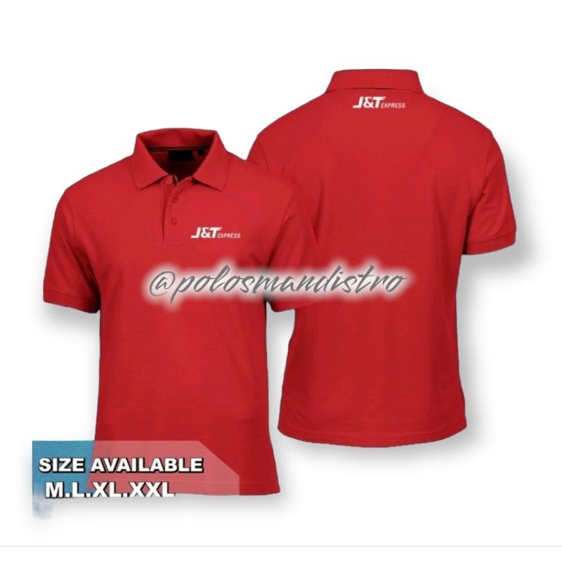 Kaos Polo Shirt Tshirt Baju Kerah Distro J&T JNT Express J N T &
