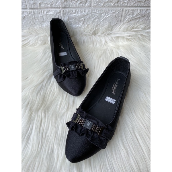 Sepatu Wanita Terbaru Model kelinci Flatshoes Premium Simple Bisa COD