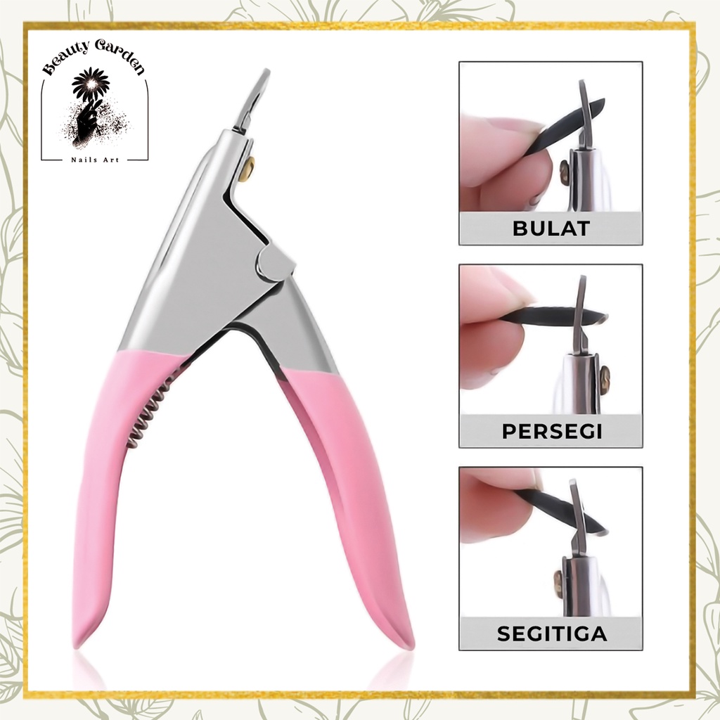 [ COD ] Gunting Kuku Palsu D.X Triple Cut/Nail Tips Cutter/Fake Nail Cutter