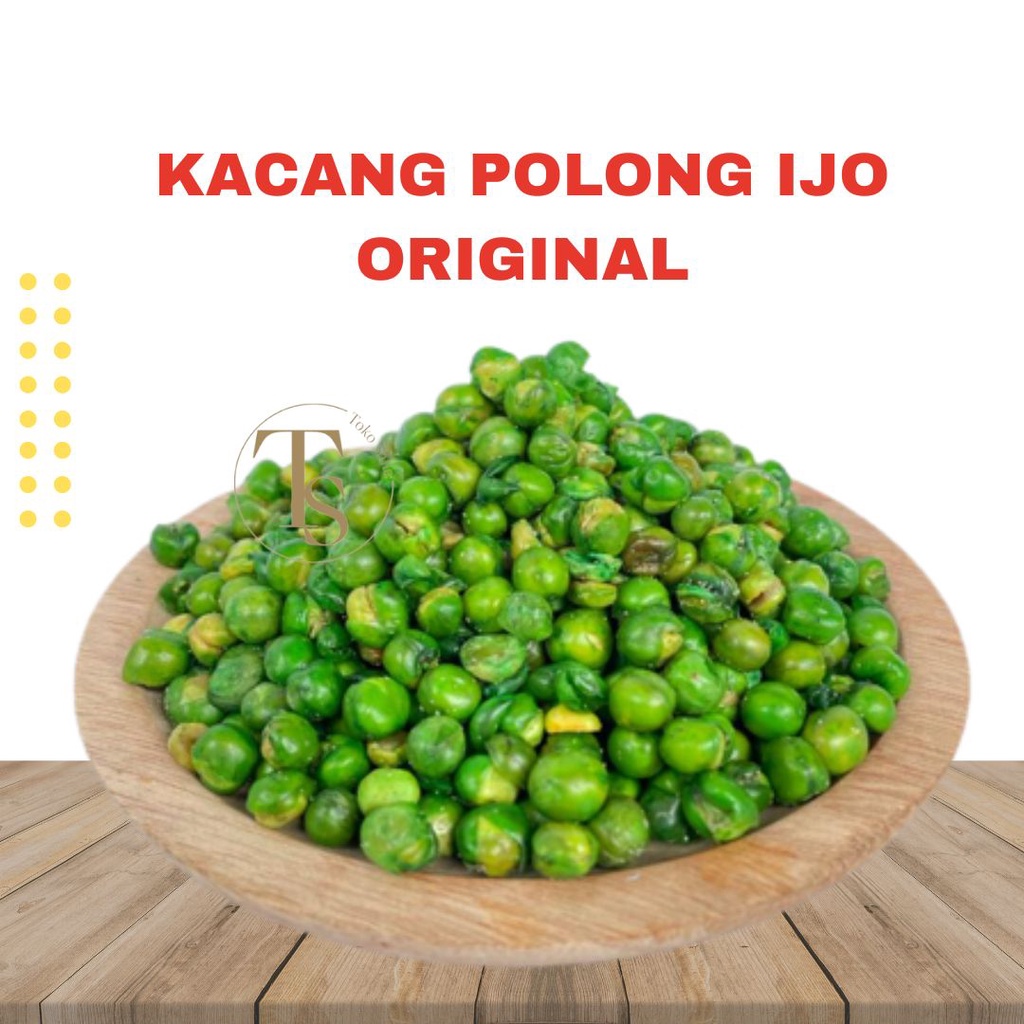Kacang Polong Ijo Ori Polong Ijo Tanpa Tepung Camilan Kacang Makanan Ringan Gurih
