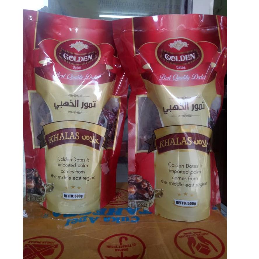 

Terbaru ★★ 500 GR KEMASAN BARU BUAH KURMA GOLDEN KHALAS BEST QUALITY ENAK LEMBUT ♒