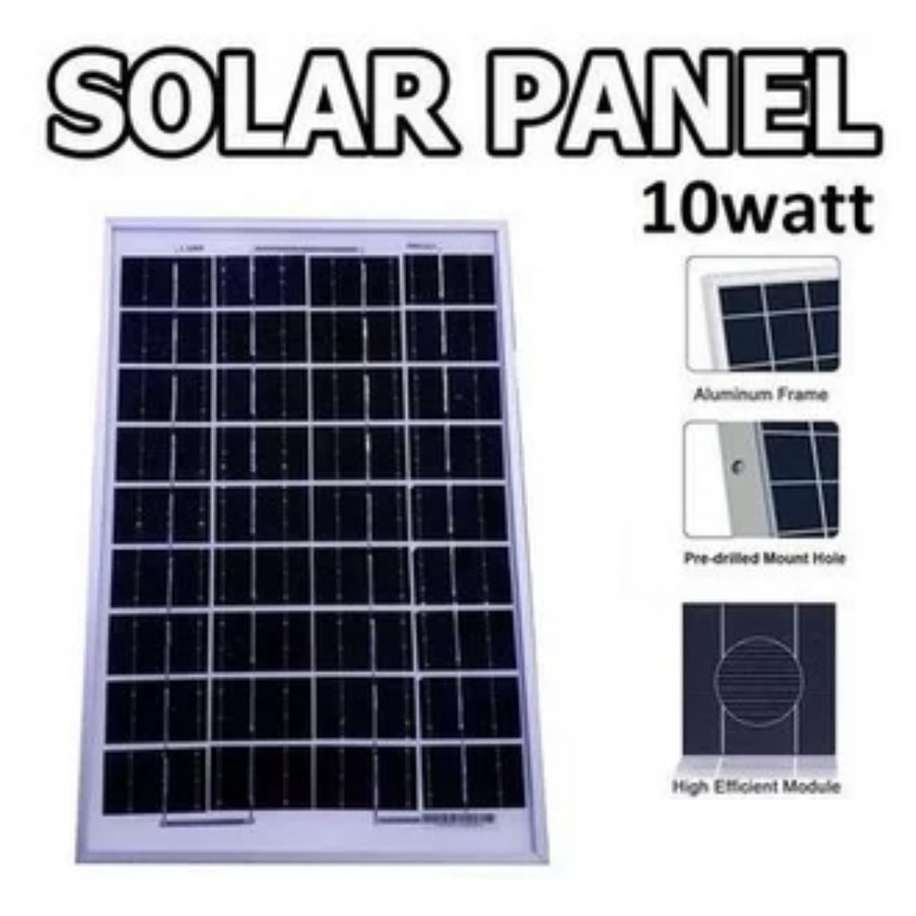 SOLAR PANEL 10wp POLY CRYSTALLINE SOLAR CELL PANEL SURYA 10 WATT POLY