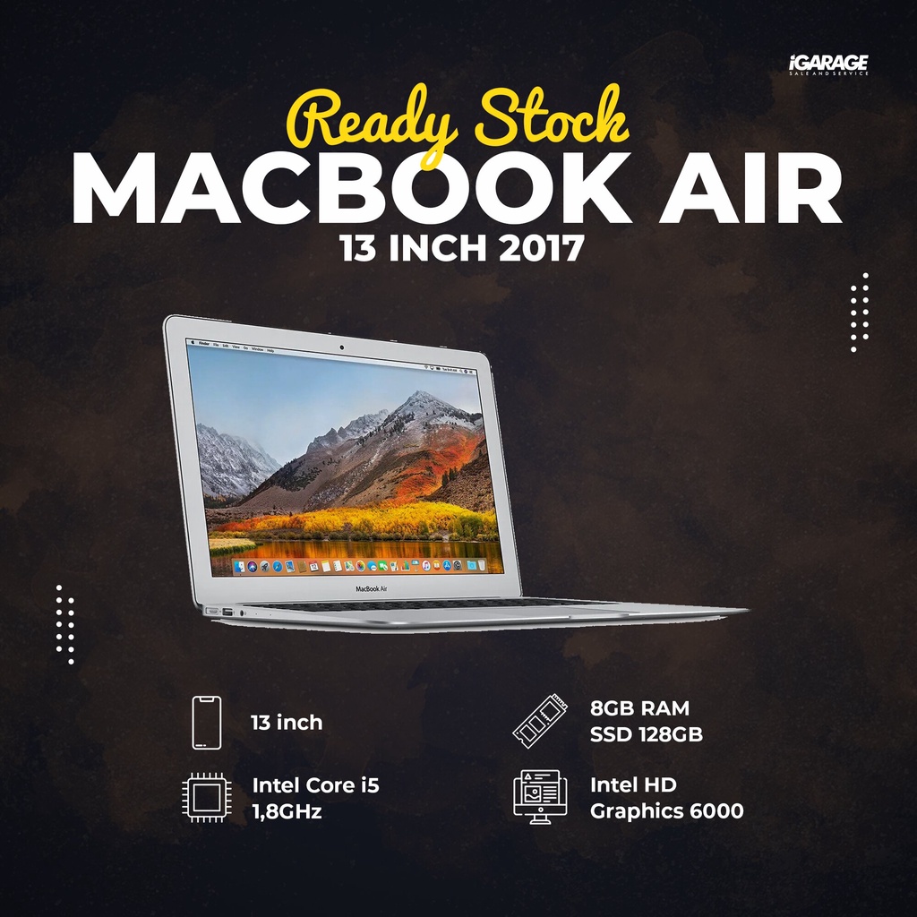MACBOOK AIR 13" 2017 8/128GB SECOND ORIGINAL